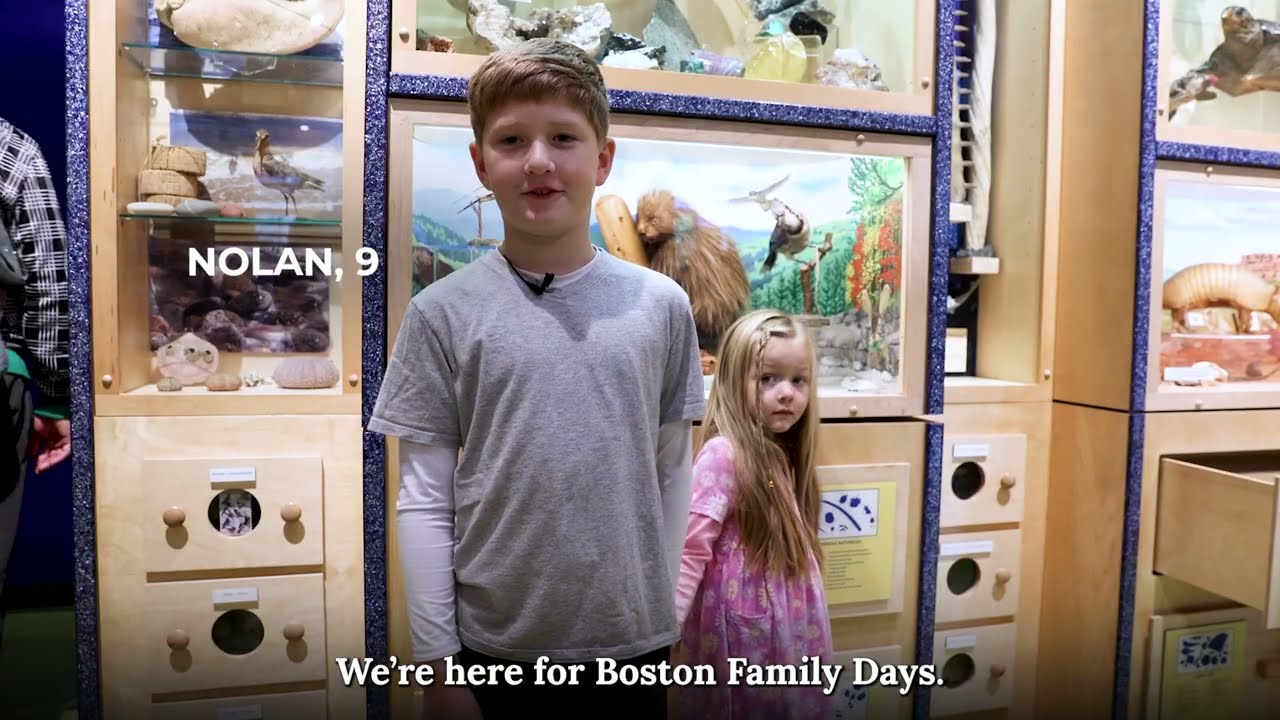 Kids and Families Visit Museums for Free with Boston Family Days