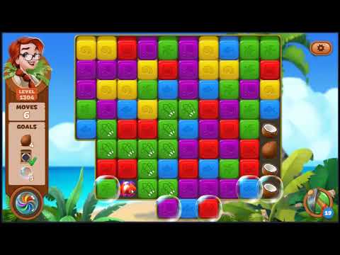 Lost Island Blast Adventure Level 1304 - NO BOOSTERS 🏝️ | SKILLGAMING ✔️