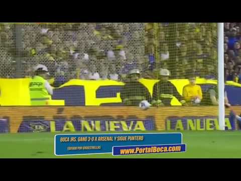 Boca 3 (Benedetto x 2 y Maroni) Vs. Arsenal 0 - Fecha 22 Torneo Argentino 2016/17