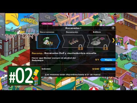 Los Simpson Springfield "Bocanadas, Cap. 2 - Bocanadas Duff y Muchedumbre revuelta" por Tony