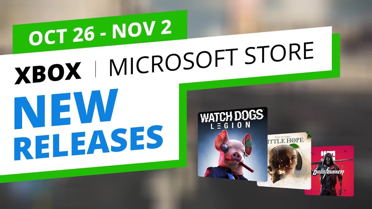 New Xbox Games in the official Microsoft Store, Oct 26 - Nov 2