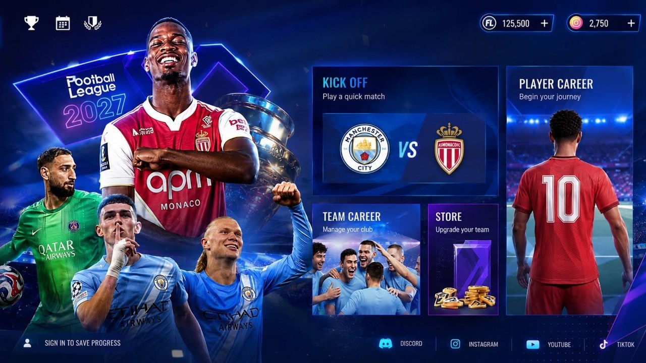 INCREIBLE! FOOTBALL LEAGUE NUEVO MODO CARRERA JUGADOR, CINEMATICAS, NARRADOR ESPAÑOL Y GRAFICOS HD