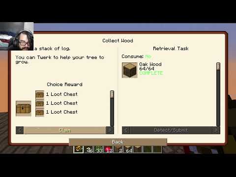 Grinding Leaves! Lets play Minecraft "Ragnamod" Ep: 2