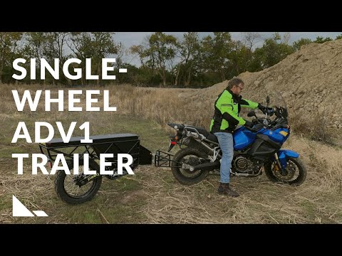 Pasq® ADV1 Single-Wheel Trailer for ADV Motorcycles