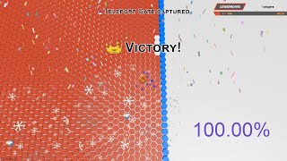 Hexanaut.io [Superhex.io] Map Control: 100.00%