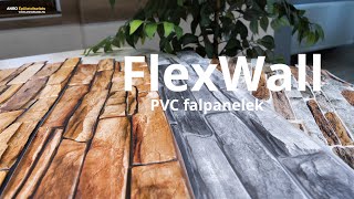 Videó: Kő mintás műanyag falburkolatok: Flexwall falpanelek bemutatása