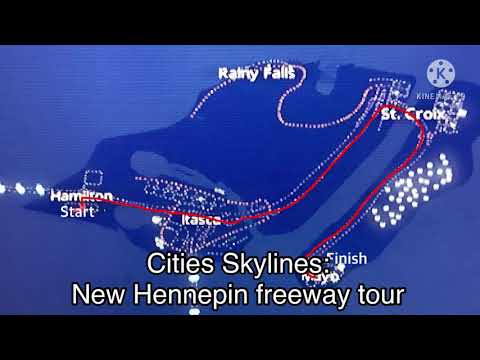 Cities Skylines - New Hennepin freeway tour