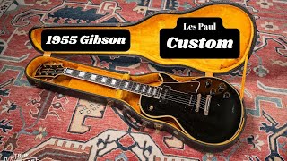 Video thumbnail for Vintage Guitar Demo: 1955 Gibson Les Paul Custom! by True Vintage Guitar