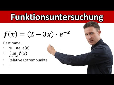 Kurvendiskussion mit e-Funktion