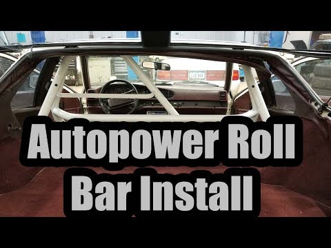 Porsche 944 Autopower Roll Bar Install