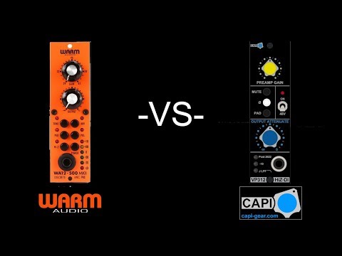 Warm Audio WA12-MKII 500 -vs- CAPI Gear VP312DI Shootout