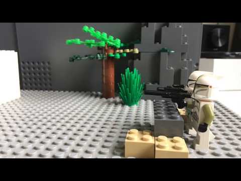 Clone Attack on droid base (Lego Stopmotion)