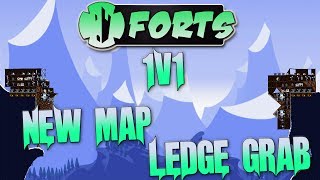 Forts Multiplayer 1v1 Gameplay New Map Ledge Grab 