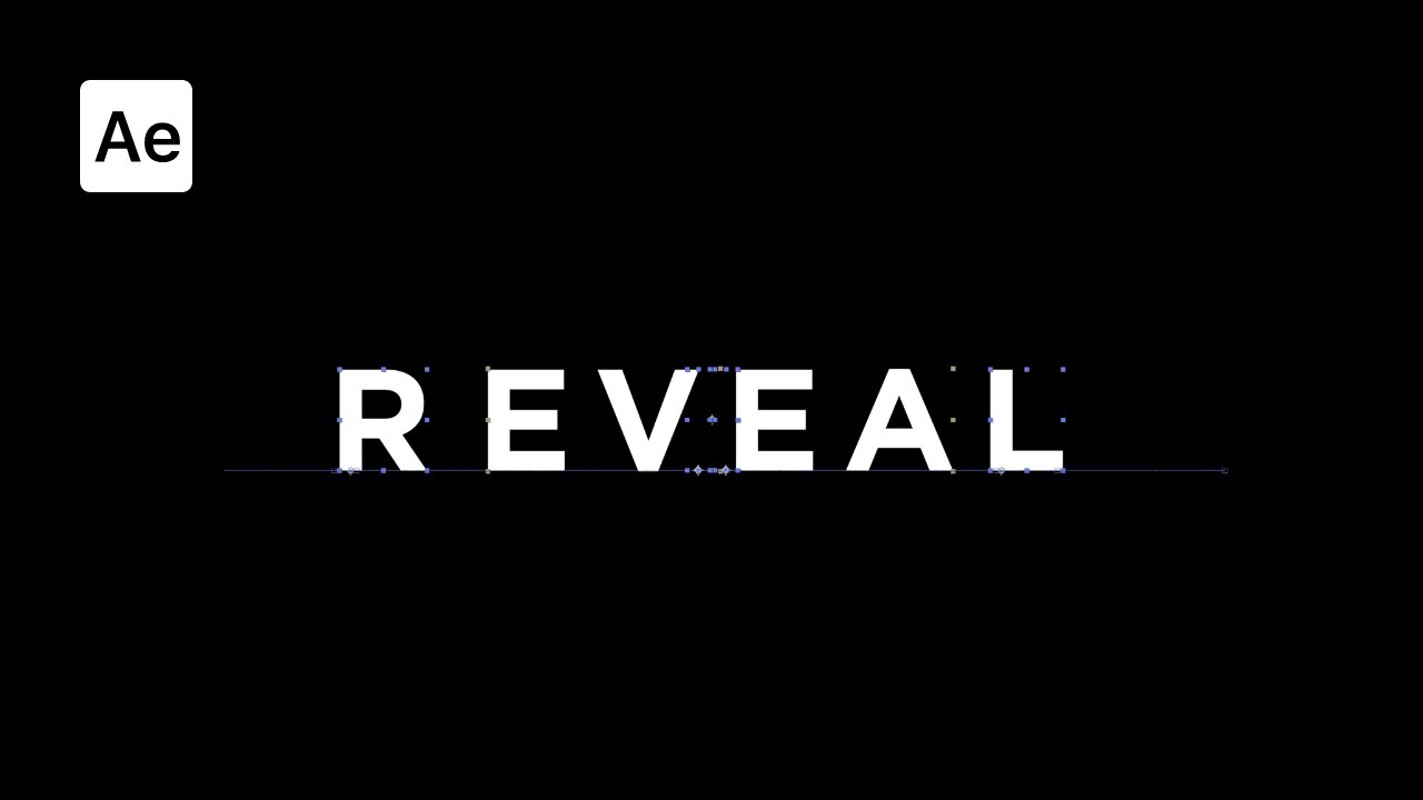 Text Logo Reveal Animation in After Effects | After Effects Tutorial