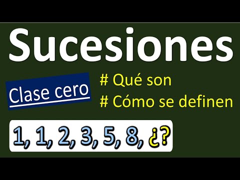 Sucesiones. Qué son las sucesiones y como se definen