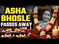 Live Singer Asha Bhosle Passed Away At 92 In Mumbai Breach Candy Hospital Confirms Doctor