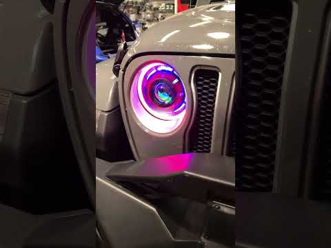 Oracle Lighting Oculus Bi-LED RGB Headlights for Jeep Wrangler