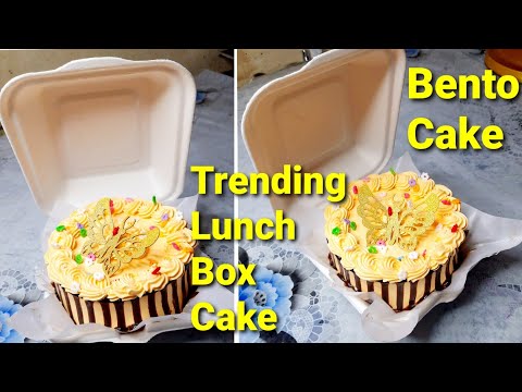 Trending Lunch Box Cake//Bento Cake//Dhanashri Cake's