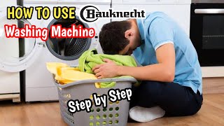 Mastering Your Laundry Routine: A Step-by-Step Guide to Using Your Bauknecht Washing Machine"