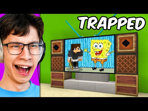 Minecraft: Trapping Friends in Cartoon World!