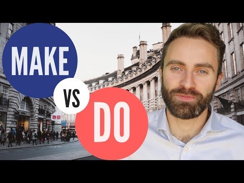 Make vs Do｜英文法を学ぶ (Make vs Do | Learn English Grammar)
