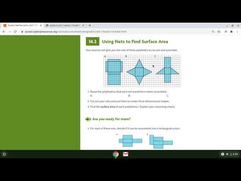 6-1.14 Using Nets to Find Surface Area