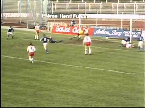 1981 May 1 Luxembourg 1 Denmark 2 World Cup Qualifier one goal missing