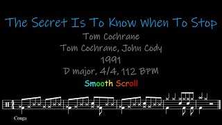 The Secret Is To Know When To Stop, Chords, Lyrics and Timing