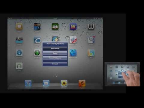 Using the Amazon Kindle app with Voiceover on an iPad