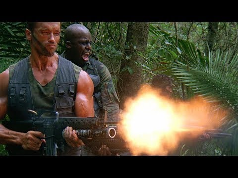 Predator Contact Scene   Shooting Jungle   Predator 1987 Movie Clip HD #predator