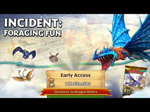 INCIDENT:FORAGING FUN New Gauntlet Event - Dragons:Rise of Berk