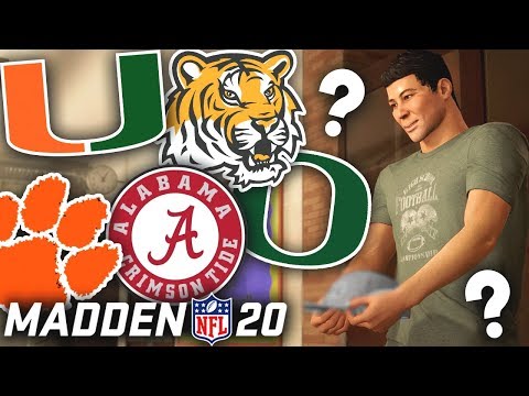 WHICH COLLEGE TEAM DO WE COMMIT TO!? NCAA PLAYOFFS! Madden 20 Face Of Franchise