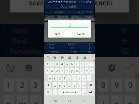 Bills Calculator video thumbnail