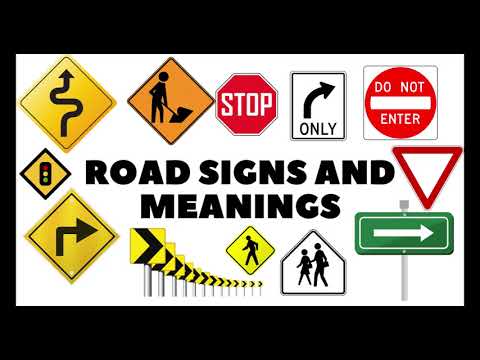 Road Signs and Meanings Canada #canada #driving #drivingincanada #roadsigns #canadaroadsigns