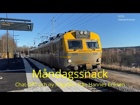 2022-02-06 MÅNDAGSSNACK - Chat-GPT och ny frågefilm från Hannes Eriksen