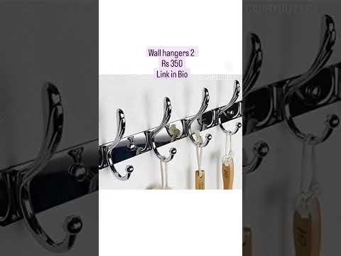 Wall hangers #wallhangers#stainlesssteel#bedroom#bathroomshelf#dresshanger##house #housewarming