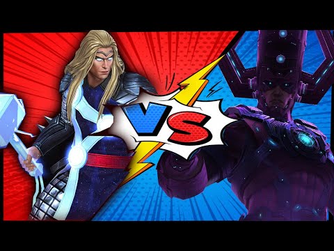 T-3 THOR Herald of Thunder Vs Galactus - MARVEL Future Fight