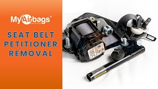 How to Remove Seat Belt Pretensioner - Step by Step Instructions  | MyAirbags