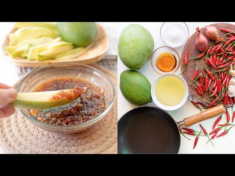 How to Make Green Mango Dipping Sauce with Fish Sauce
