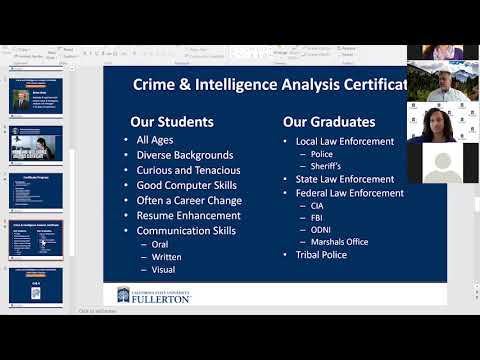 Crime & Intelligence Analysis Info Session | CSUF...