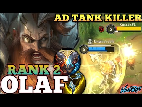 OLAF AUF DER TOPLANE UNSTOPPABLE MVP PLAY! OP HYBRID TANK BUILD - TOP 2 WELTWEIT OLAF VON 不弃 Akaz...