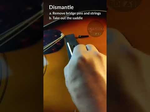 Guitar Action Is Too High - Shave Saddle Instead Of  Adjust Truss Rod