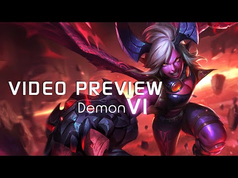 Aperçu Skin Vi Démoniaque League of Legends