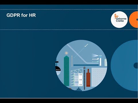 GDPR for HR: What HR needs to know and do