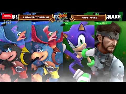 Kongo Saga - Raito/Protobanham (Blue) Vs Omart/Sonix (Green) Winners Pools - Smash Ultimate