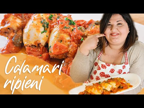 Sicilian-Style Stuffed Calamari - Delicious Recipe | Bites of Sicily - Valeria Raciti