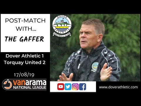 MANAGER REACTION:  DOVER 1-2 TORQUAY