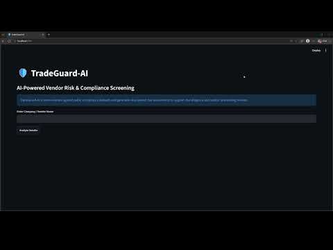 TradeGuard-AI Demo