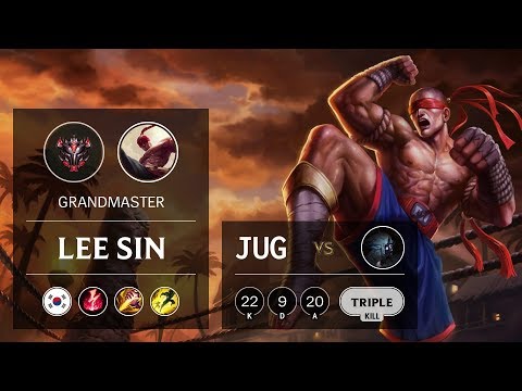 Lee Sin Jungle vs Kindred - KR Grandmaster Patch 9.15