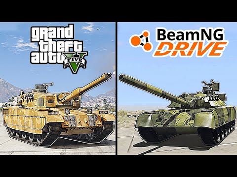 BeamNG drive tank VS GTA 5 tank - which is better?